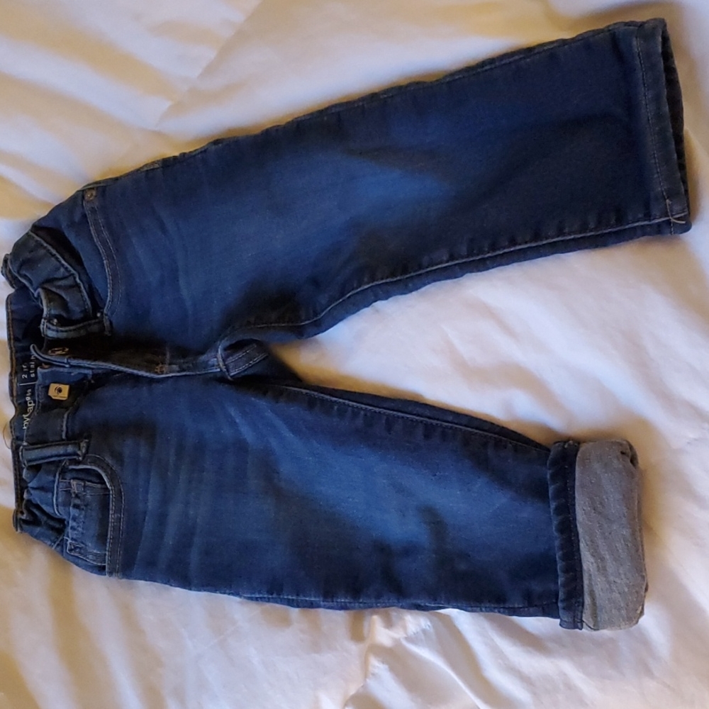 babyGap boy's size 2 lined jeans